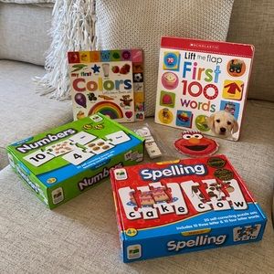 kids learning card letter picture set